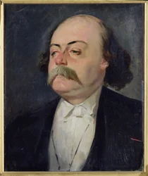 Porträt von Gustave Flaubert (1821-80) 1868-81